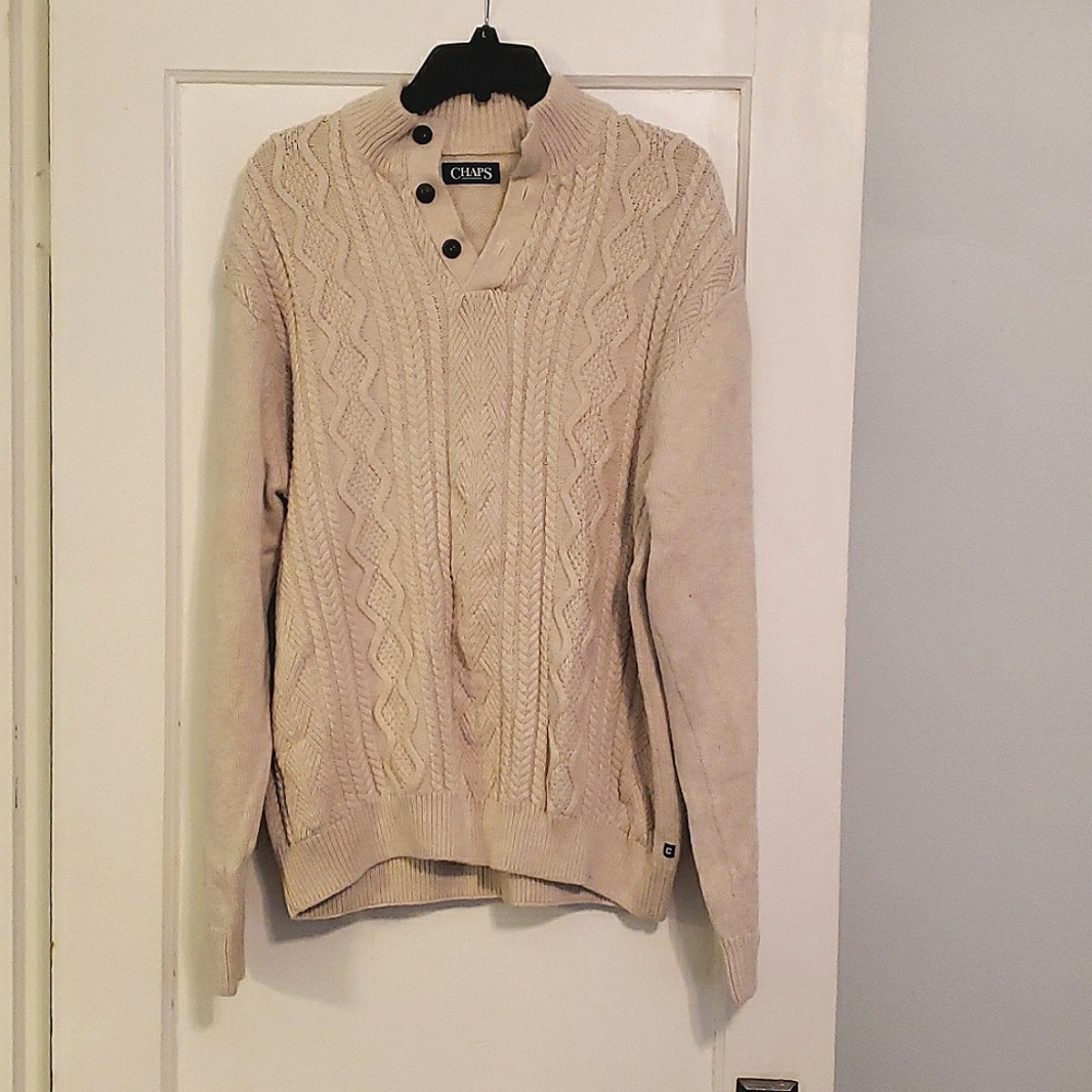 Chaps heavy knit sweater